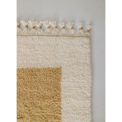 Sade - Hand Knotted Wool Rug in Sand and Ecru