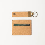 Card Holder Wallet & Key Fob - Cork