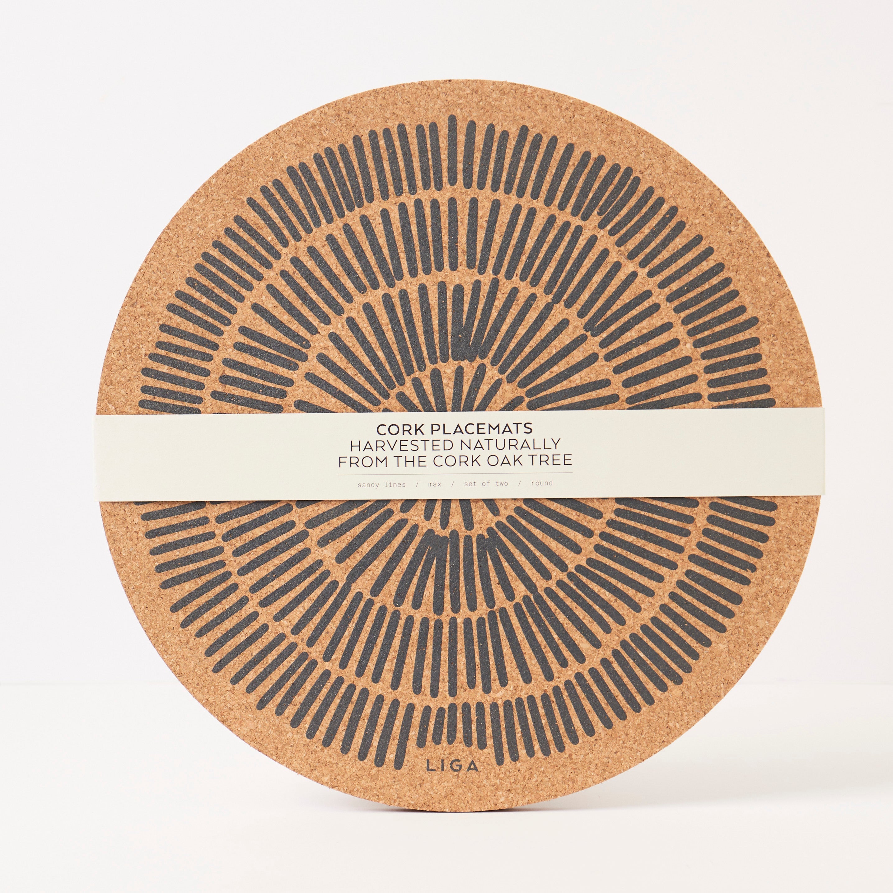 Cork Max Placemats | Sandy Lines | BUY 2 Get 1 FREE