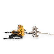 Golden Gummy Bear Charm Necklace
