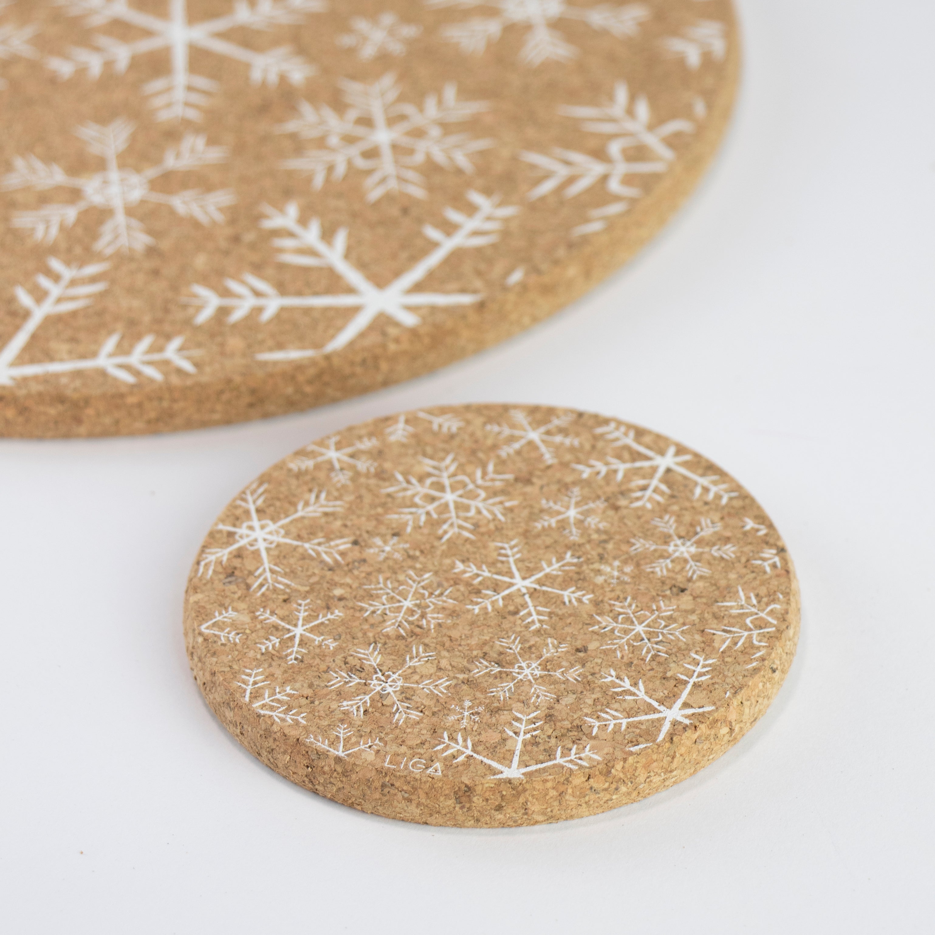 Cork Mats | Snowflakes