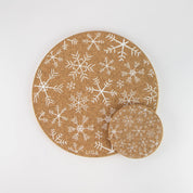 Cork Mats | Snowflakes