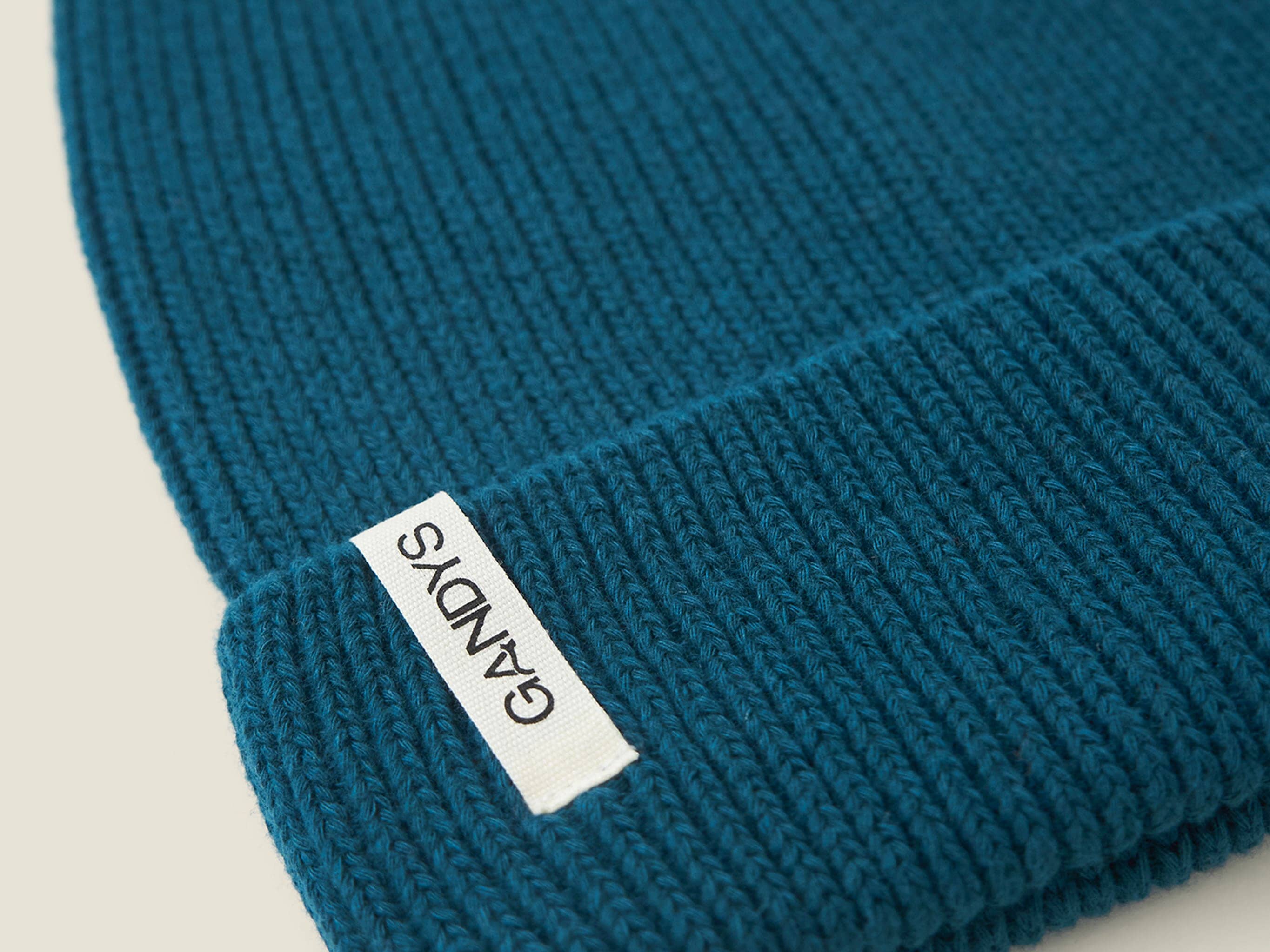 Teal Organic Cotton Beanie