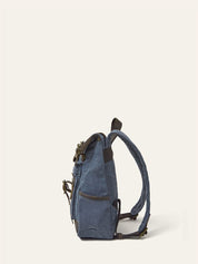 Teal Waxed Cotton Micro Bali Backpack