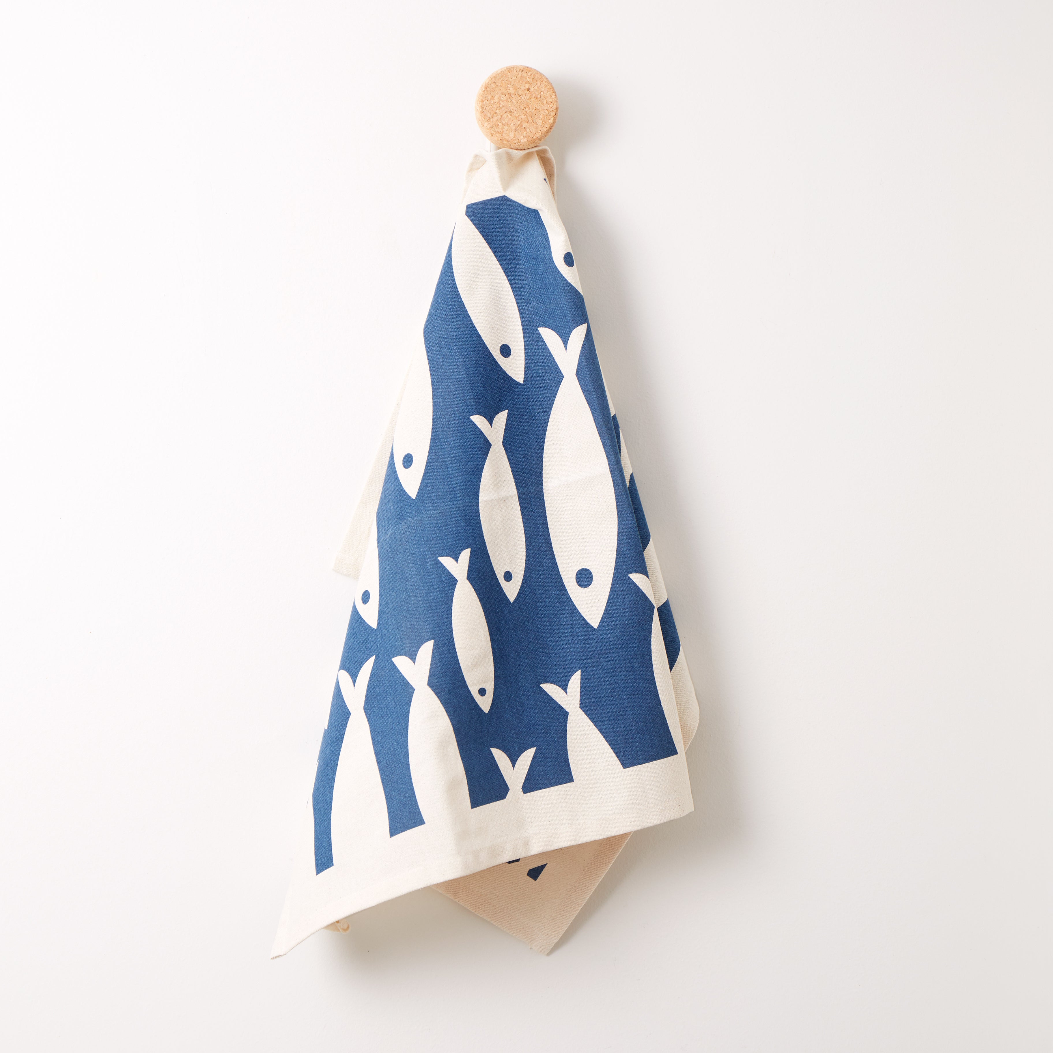 Organic Tea Towel | Fish in the Sea