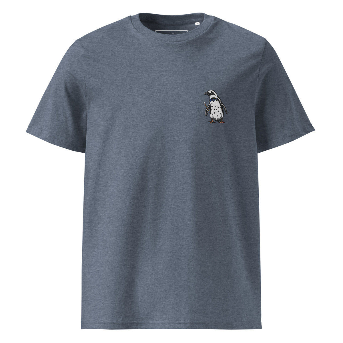 Penguin Suit Actual Life Organic Cotton Embroidered T-Shirt