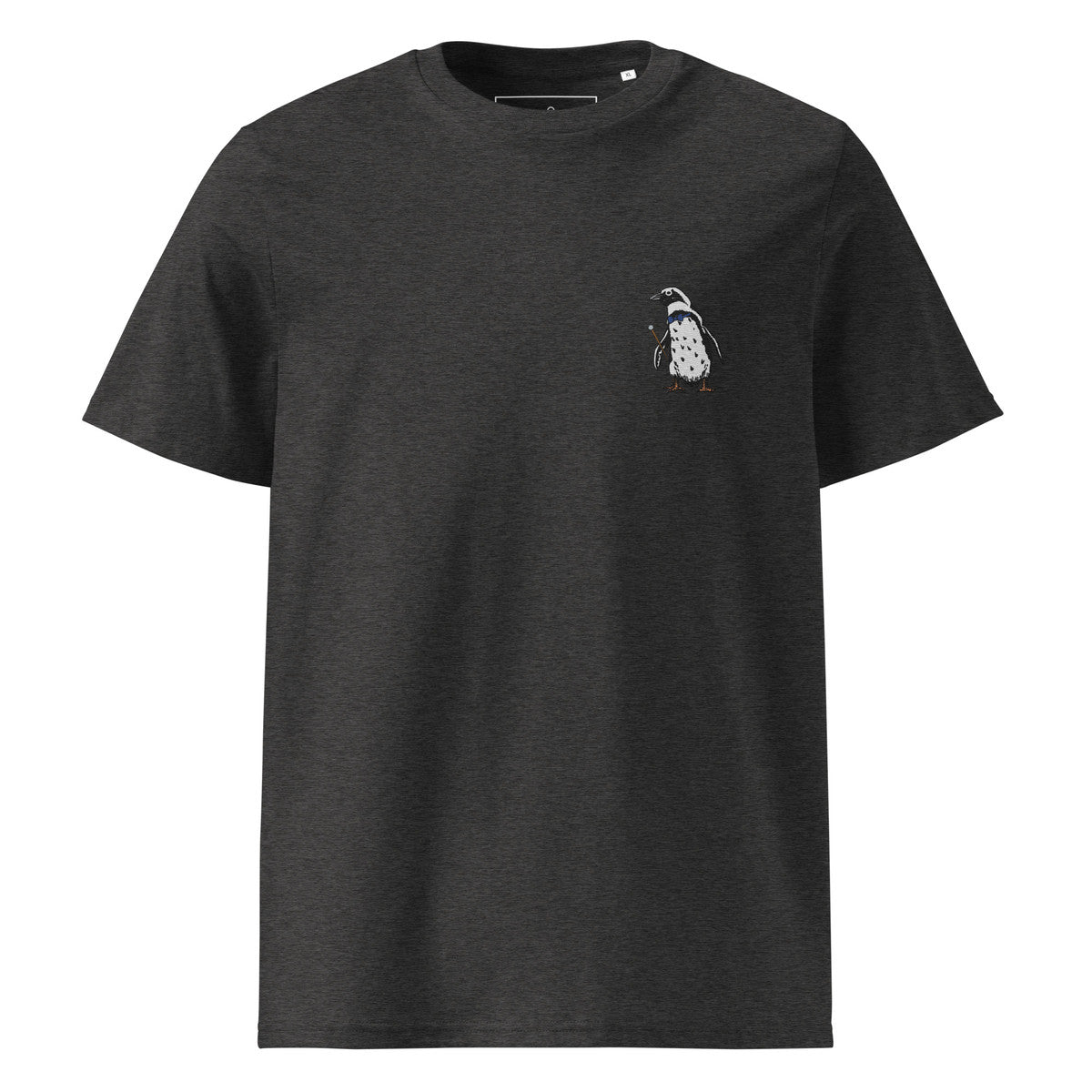 Penguin Suit Actual Life Organic Cotton Embroidered T-Shirt