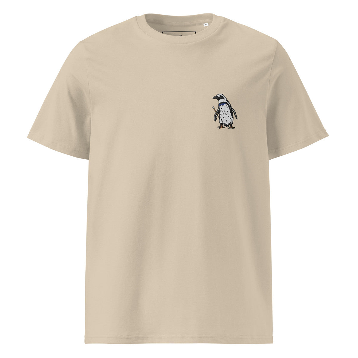 Penguin Suit Actual Life Organic Cotton Embroidered T-Shirt