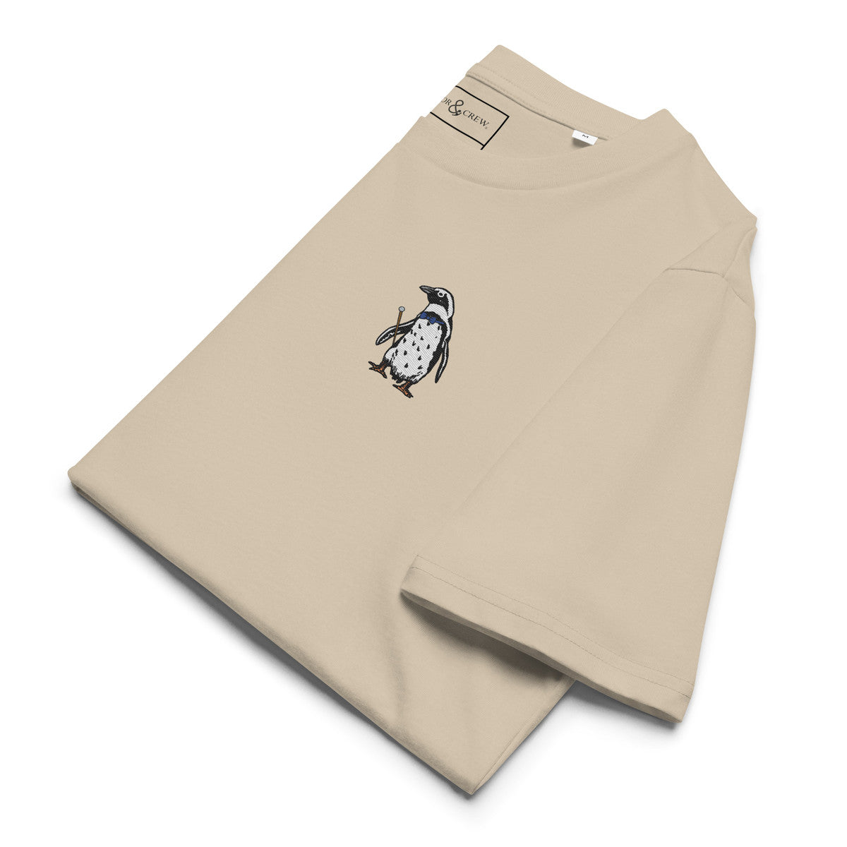 Penguin Suit Actual Life Organic Cotton Embroidered T-Shirt