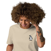 Penguin Suit Actual Life Organic Cotton Embroidered T-Shirt