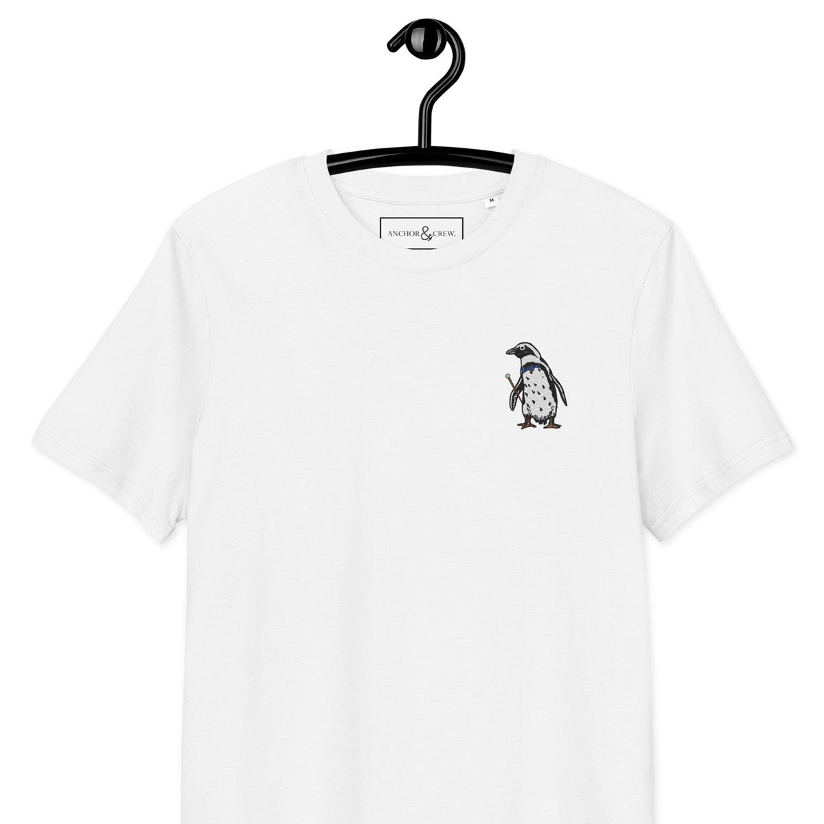 Penguin Suit Actual Life Organic Cotton Embroidered T-Shirt