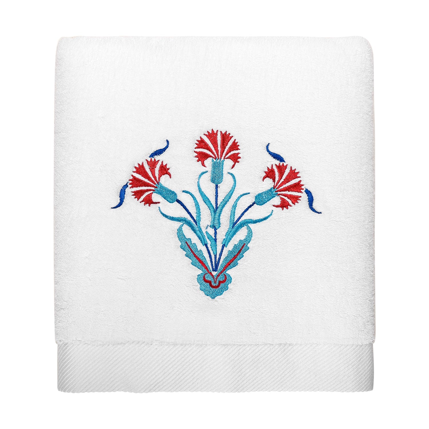 Clove Embroidery Bath Towel