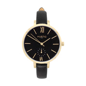 Amalfi Petite Stainless Steel Watch Gold, Black & Gold