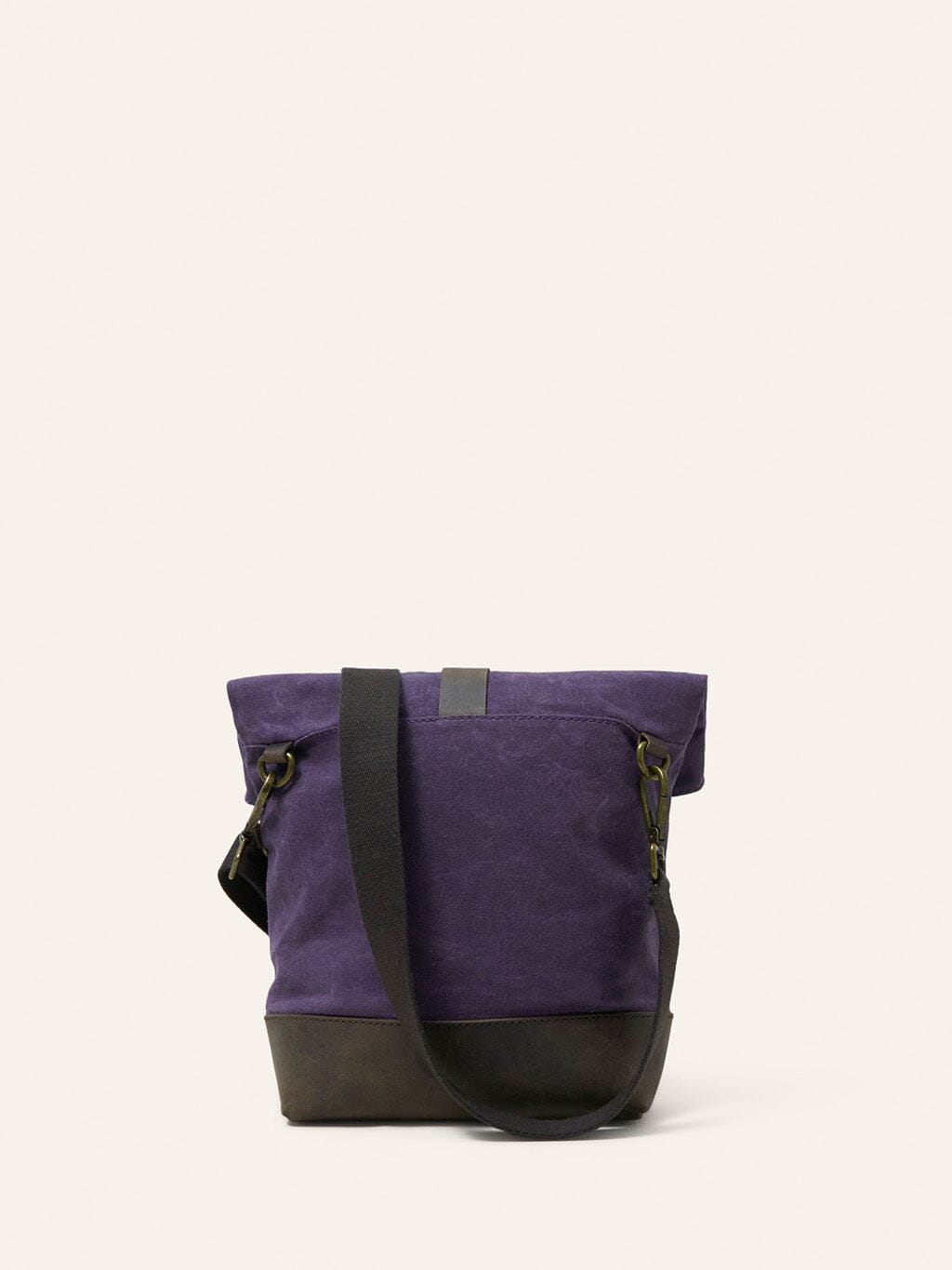 Wineberry Lapa Waxed Cotton Roll Top Crossbody