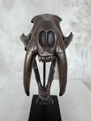 Small Bronze Sabertooth Tiger