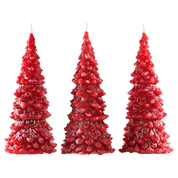 Large Red Christmas Tree Set