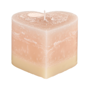 Blonde Amber & Honey Heart Candle