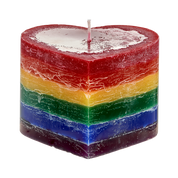 Pride Heart Candle