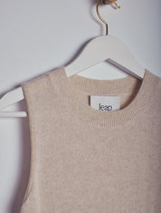 XIMENA Cashmere knitted A-line dress