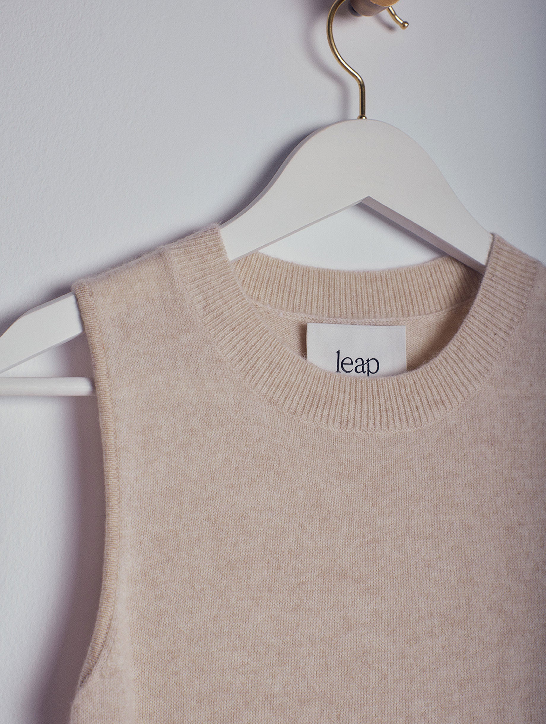 XIMENA Cashmere knitted A-line dress