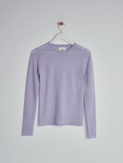 RITA Cashmere knitted crewneck top Purple