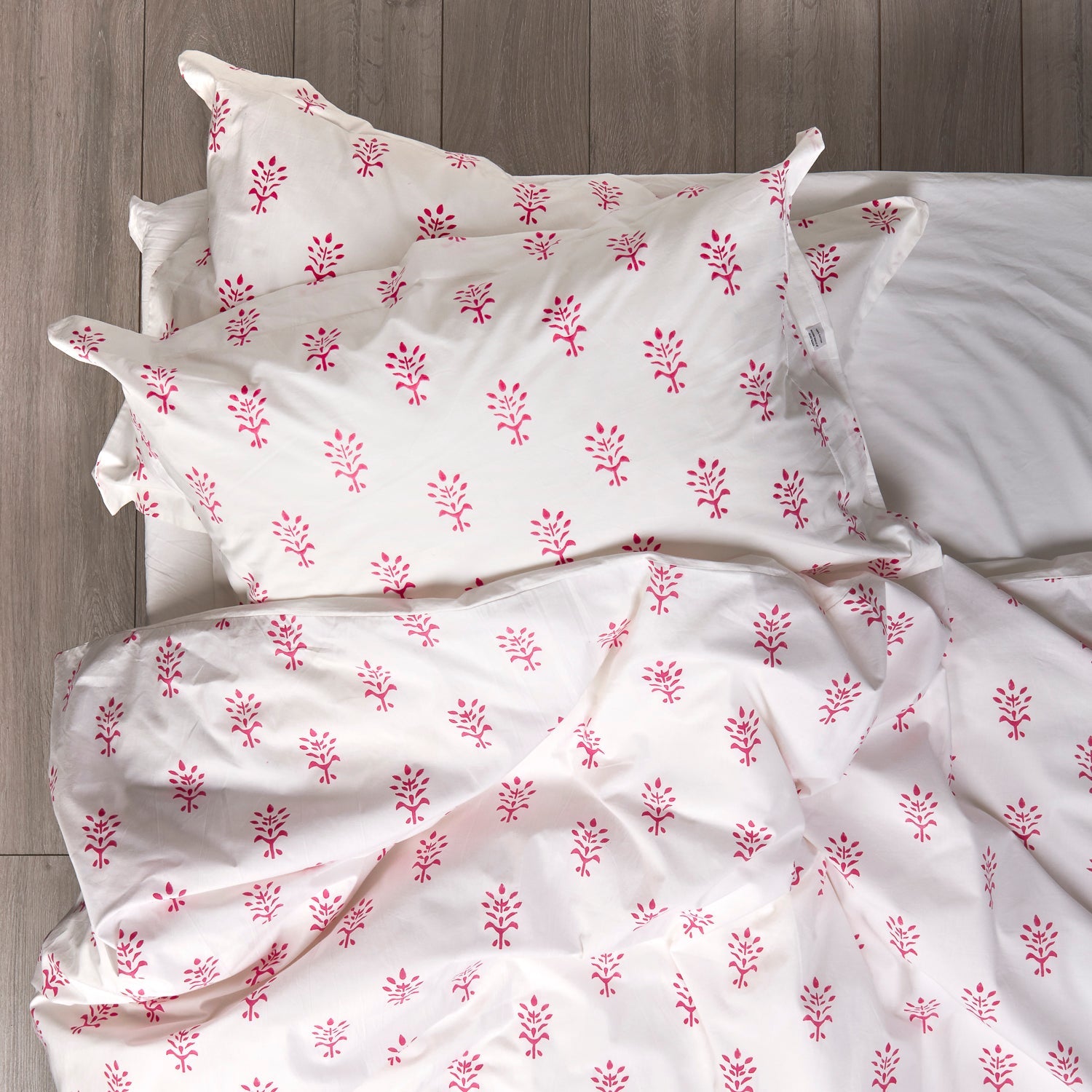 Booti Duvet Cover and Pillow Set Hot Pink