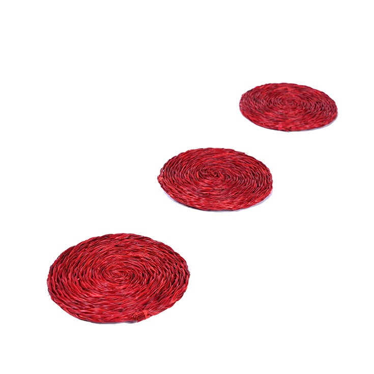 Solid Colour Coasters - Reds