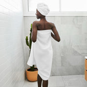 Dock & Bay Robe + Hair Wrap + Towel - Bundle - Crystal White