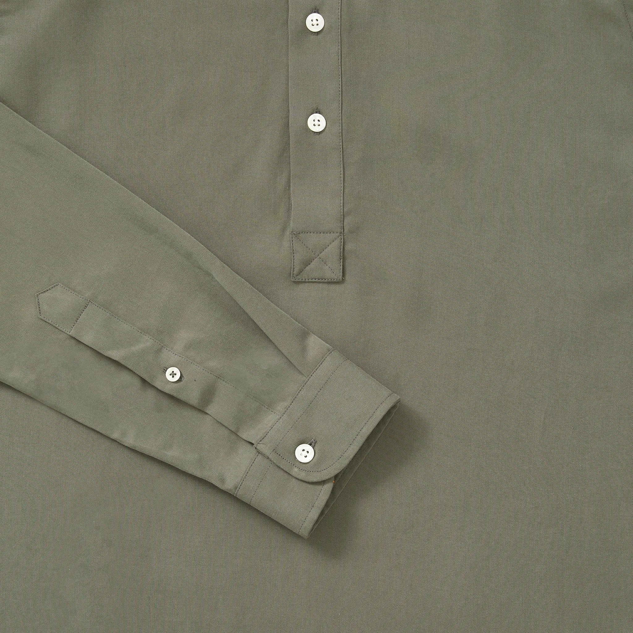 Fitz & Fro Tencel Popover Shirt - Khaki Green