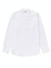 Fitz & Fro Organic Oxford Popover Shirt - White