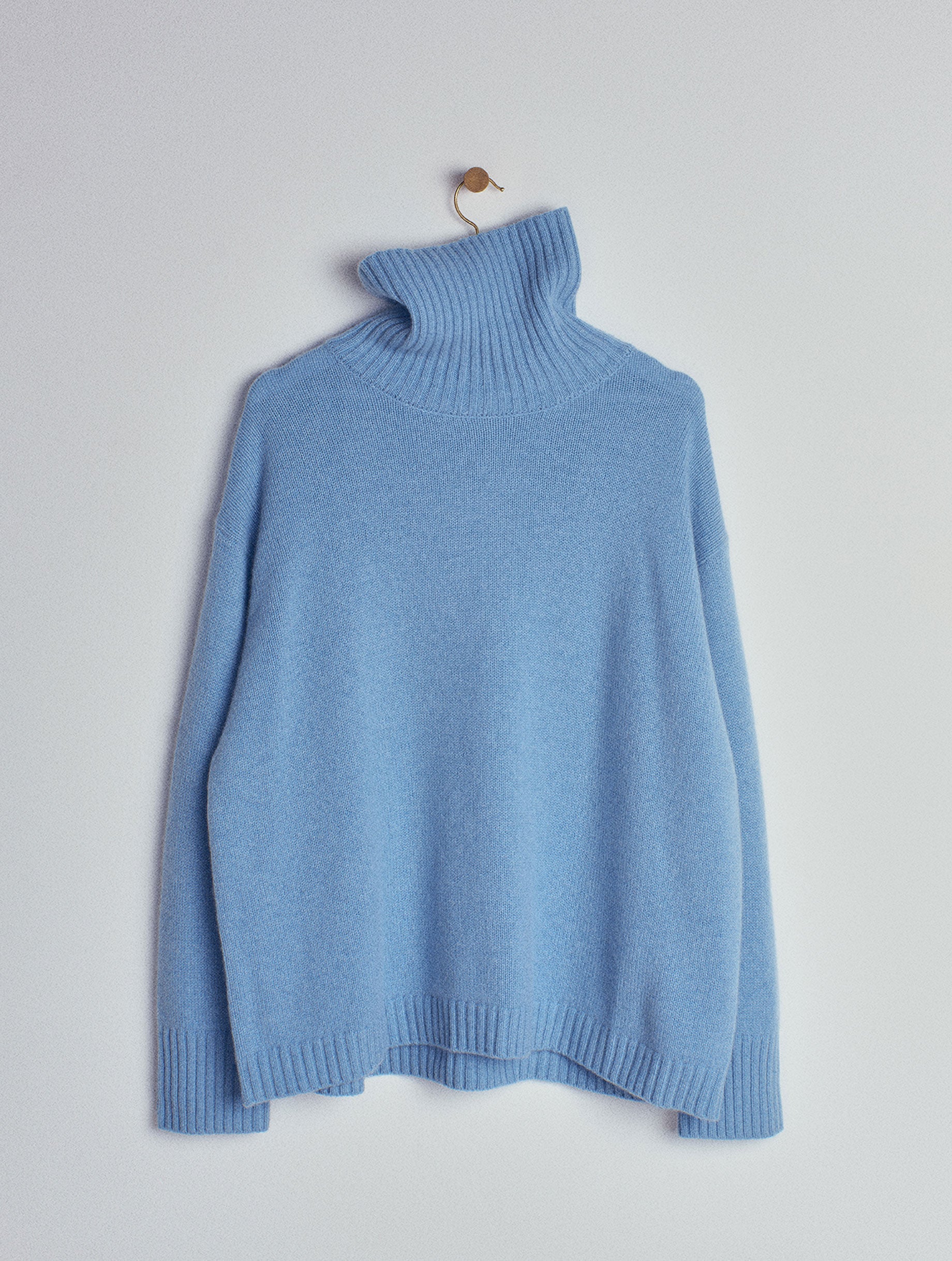 ADA Cashmere knitted turtleneck sweater Blue