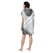 Dock & Bay Adult Poncho - Go Faster - Pace Grey
