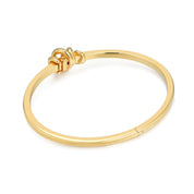 Elodie Delicate Twine Gold Bangle Bracelet