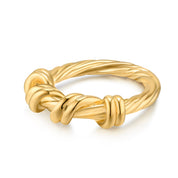 Mia Delicate Gold Twist Ring