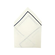 Navy Stripped Linen Napkins (Set of 2)