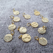 18ct Gold Plated Constellation Pendant Charms