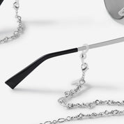 Guiding Vision Wave Eyewear Silver Chain