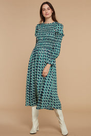 Alexia Swirl Print Dress