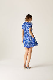 Jane Blue Wave Dress