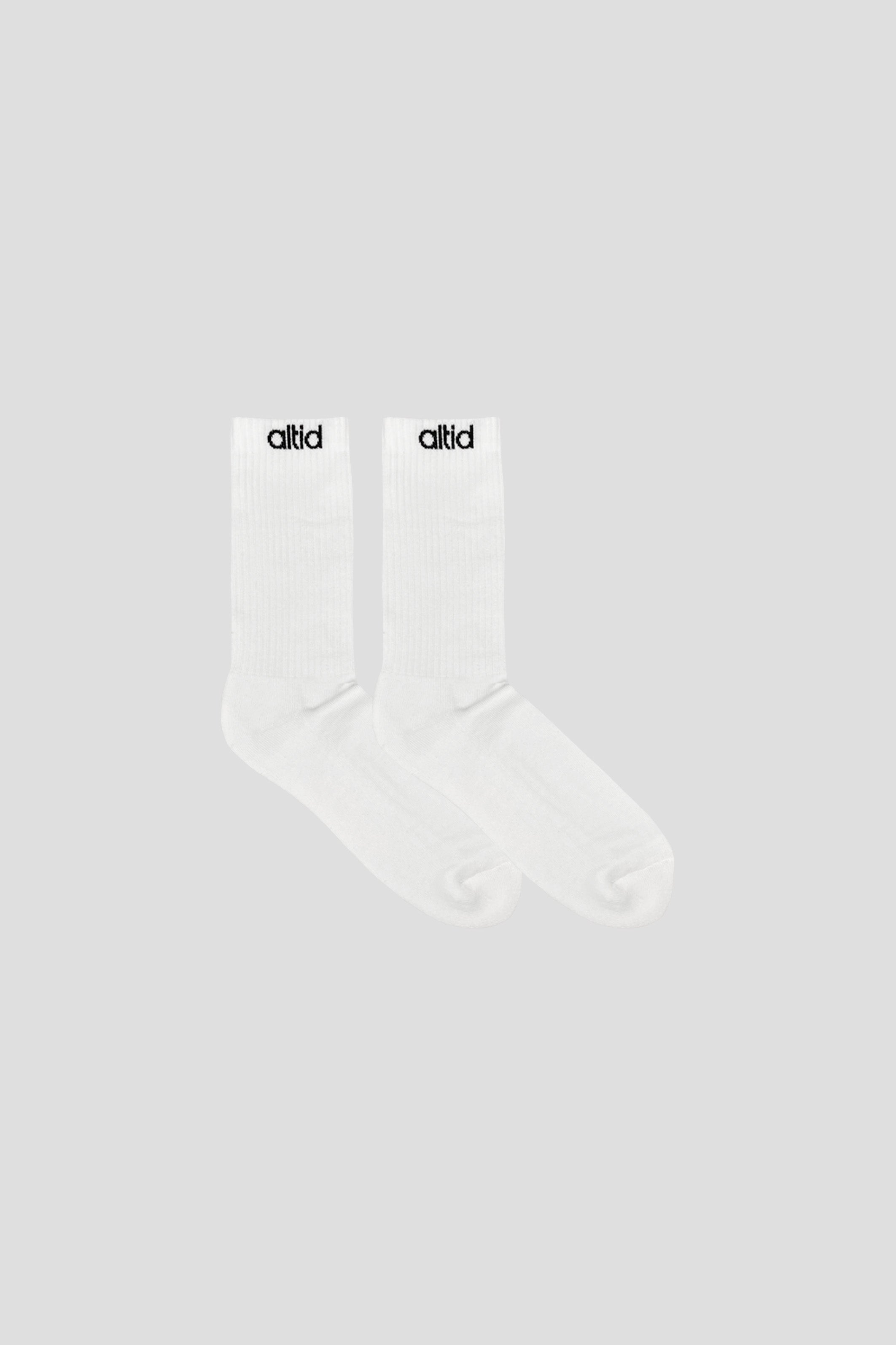 2 pack black altid logo socks