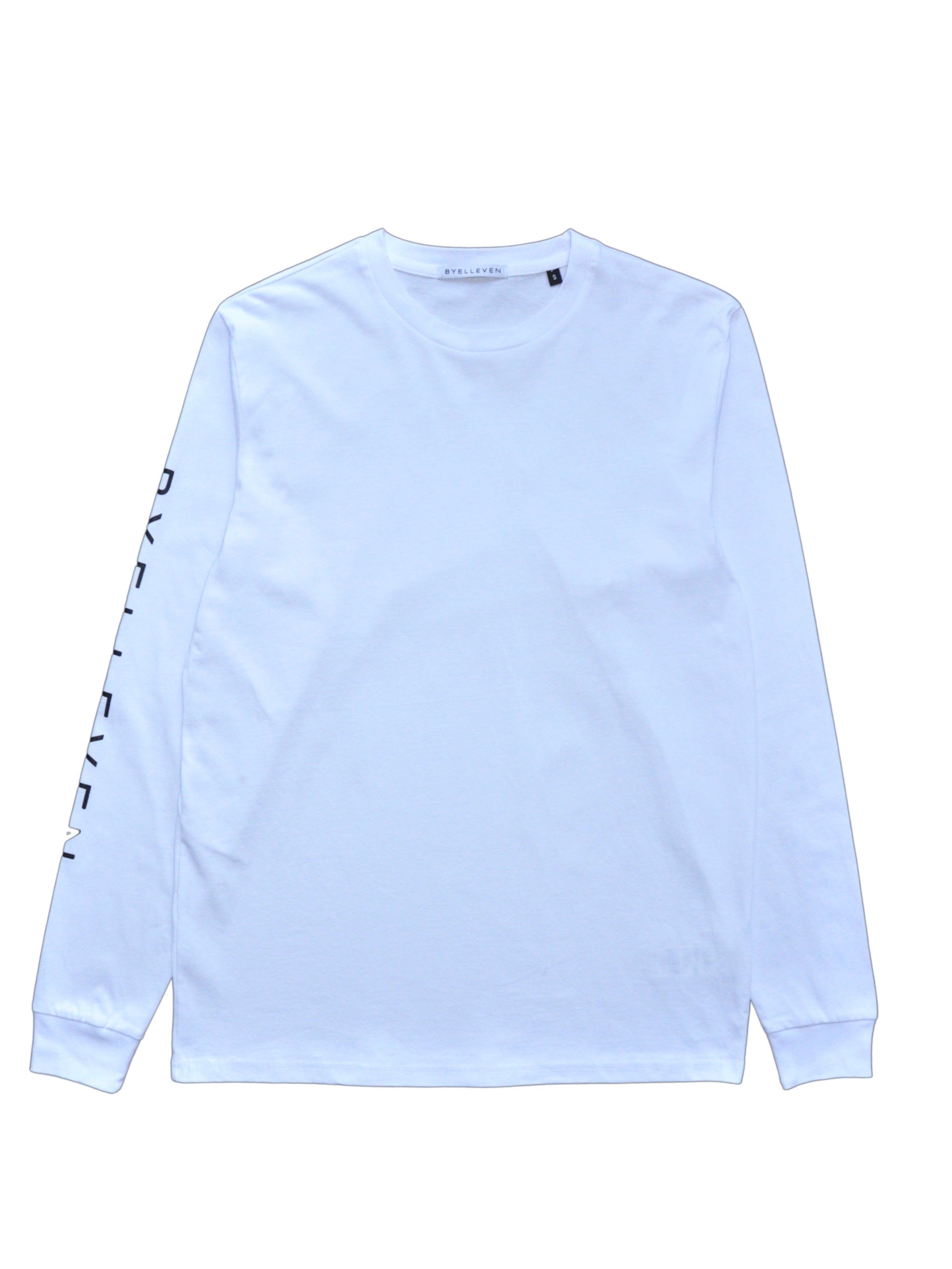 BY11 x Intangible Objects Organic Cotton L/S T-shirt - White