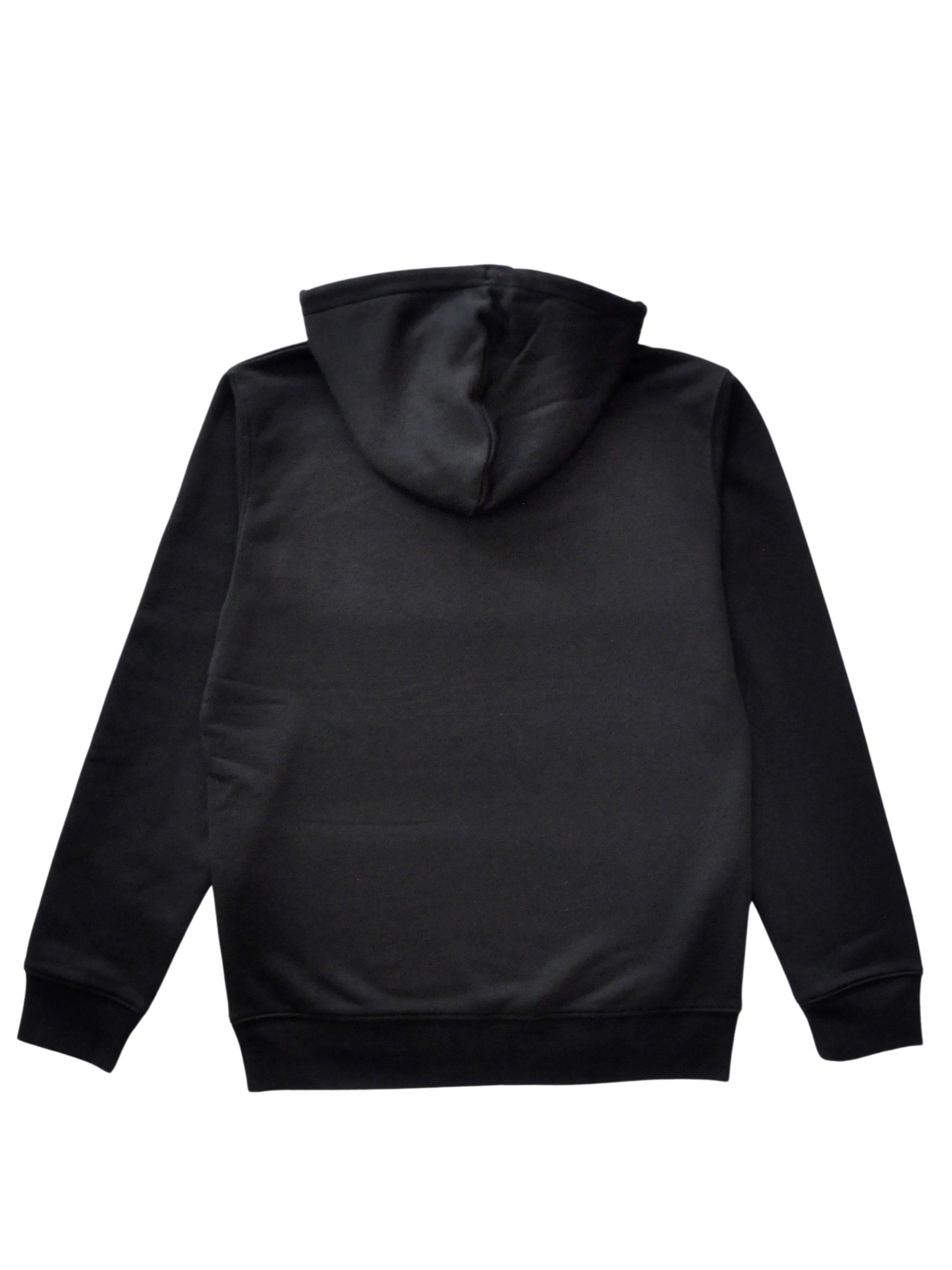 BY11 Organic Cotton Embroidered Logo Hoodie - Black/Multi