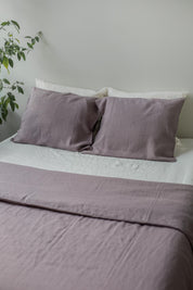 Linen pillowcase in Dusty Lavender