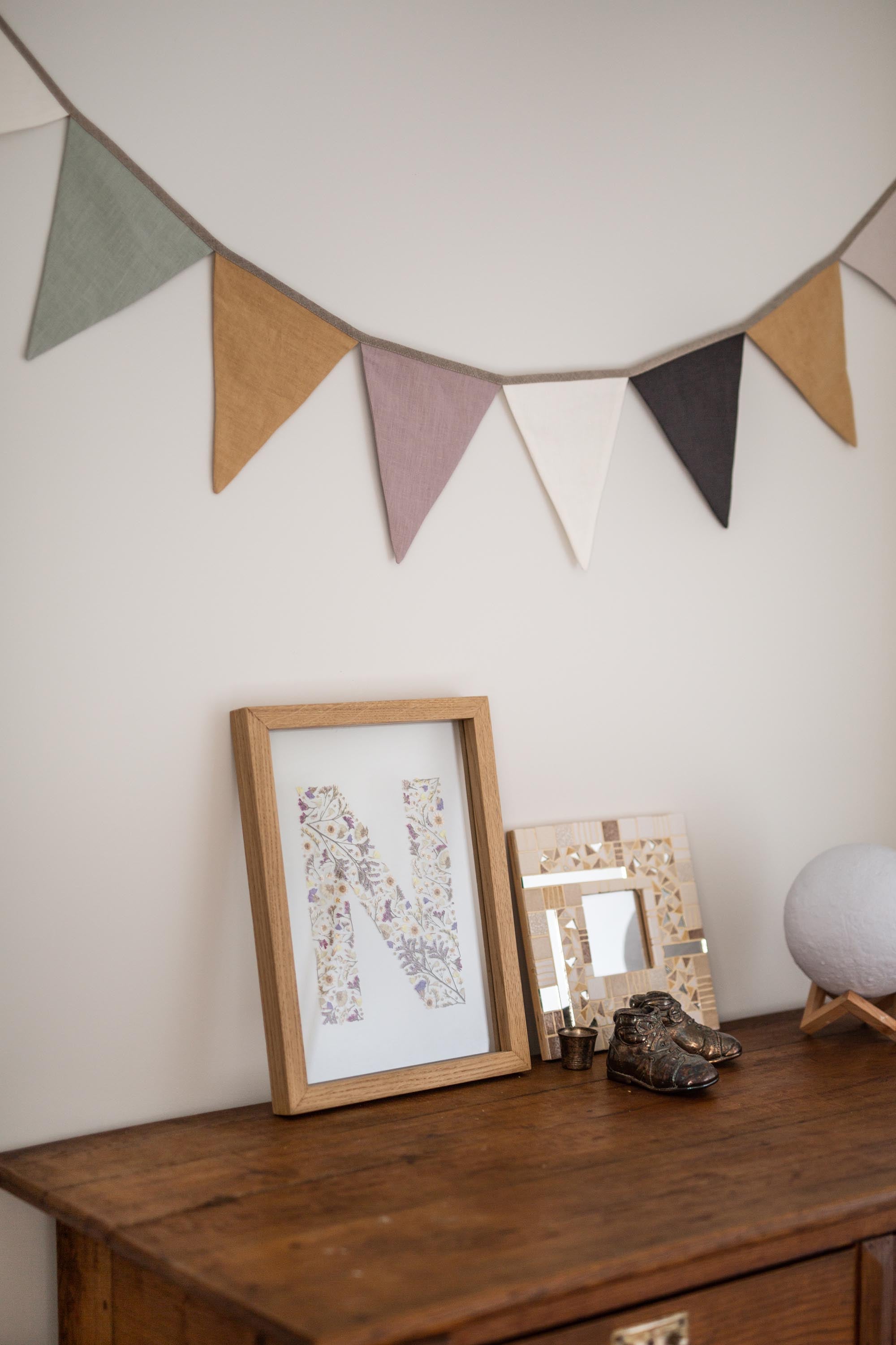 Linen baby bunting