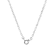 Bowen Box Mini Geometric Silver Necklace Pendant