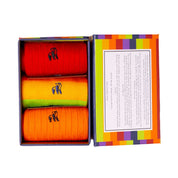 Pride Stripe Sock Box - 3 Pairs of Bamboo Socks (His)