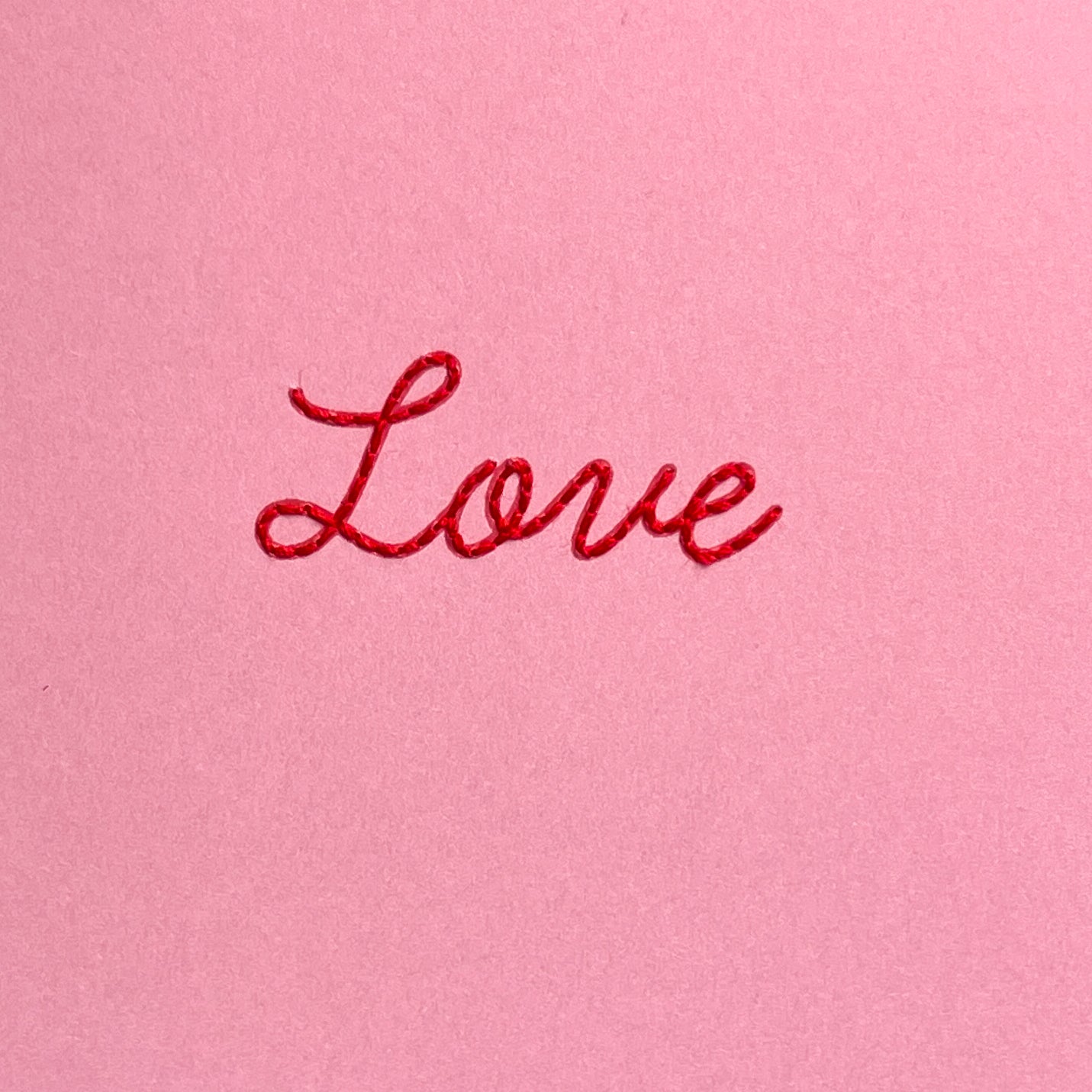 Valentines 'Love' Card