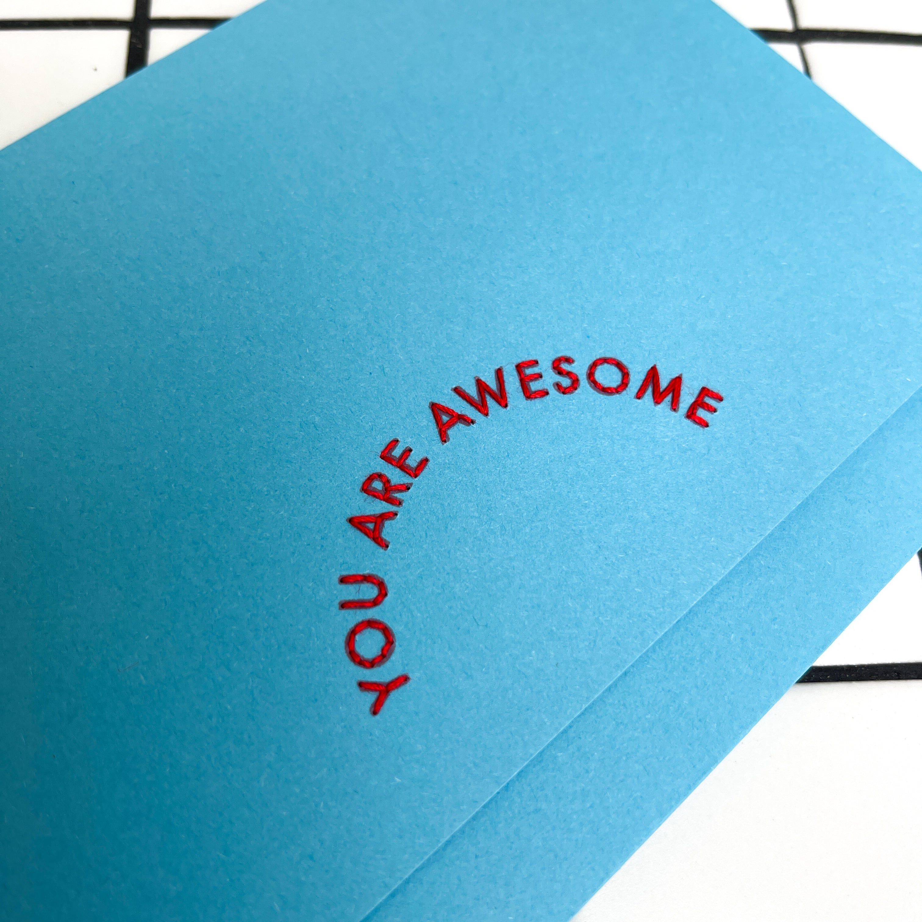 'You are awesome' card