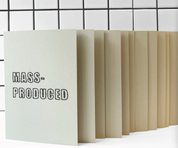 'Mass-produced' card