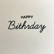 'Happy Birthday' Script Card